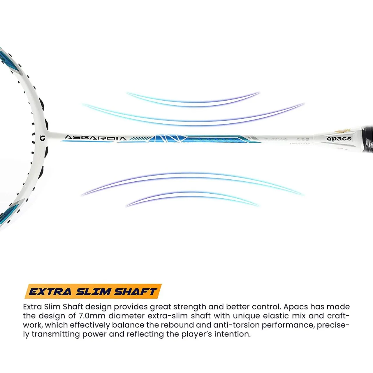 Apacs Asgardia Control Badminton Racket (Unstrung)