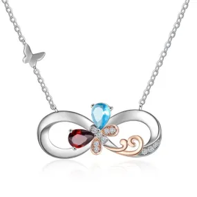 Best Gift For My Girlfriend On Valentine's Day- Birthstone Butterfly Necklace