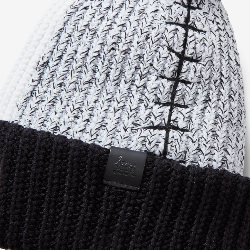 Disney's Jack Skellington Colorblock Pom Beanie