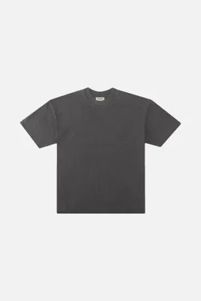 Distressed Basic T-Shirt - Vintage Black