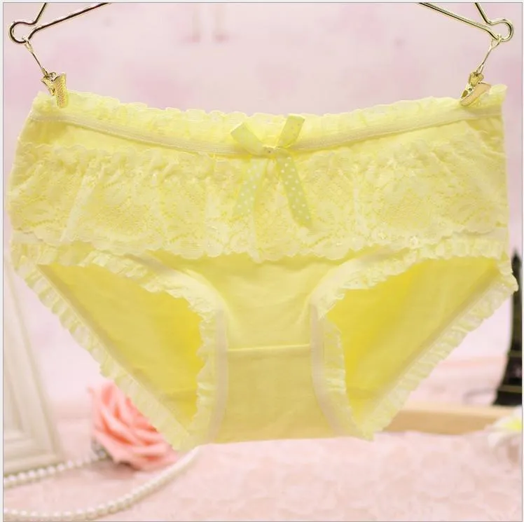 Girly Lace and Ruffles Bikini Panty