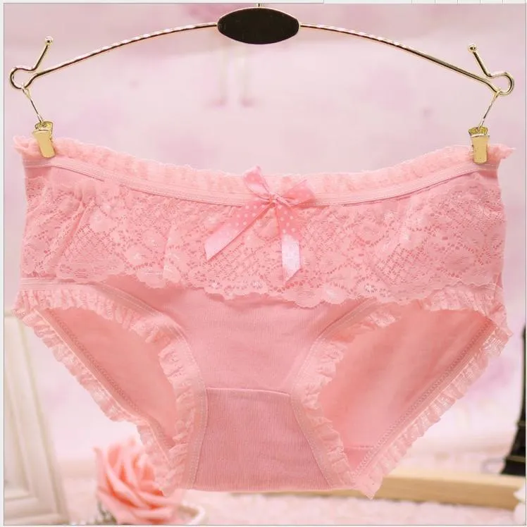 Girly Lace and Ruffles Bikini Panty