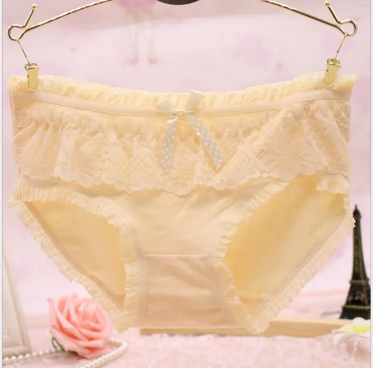 Girly Lace and Ruffles Bikini Panty