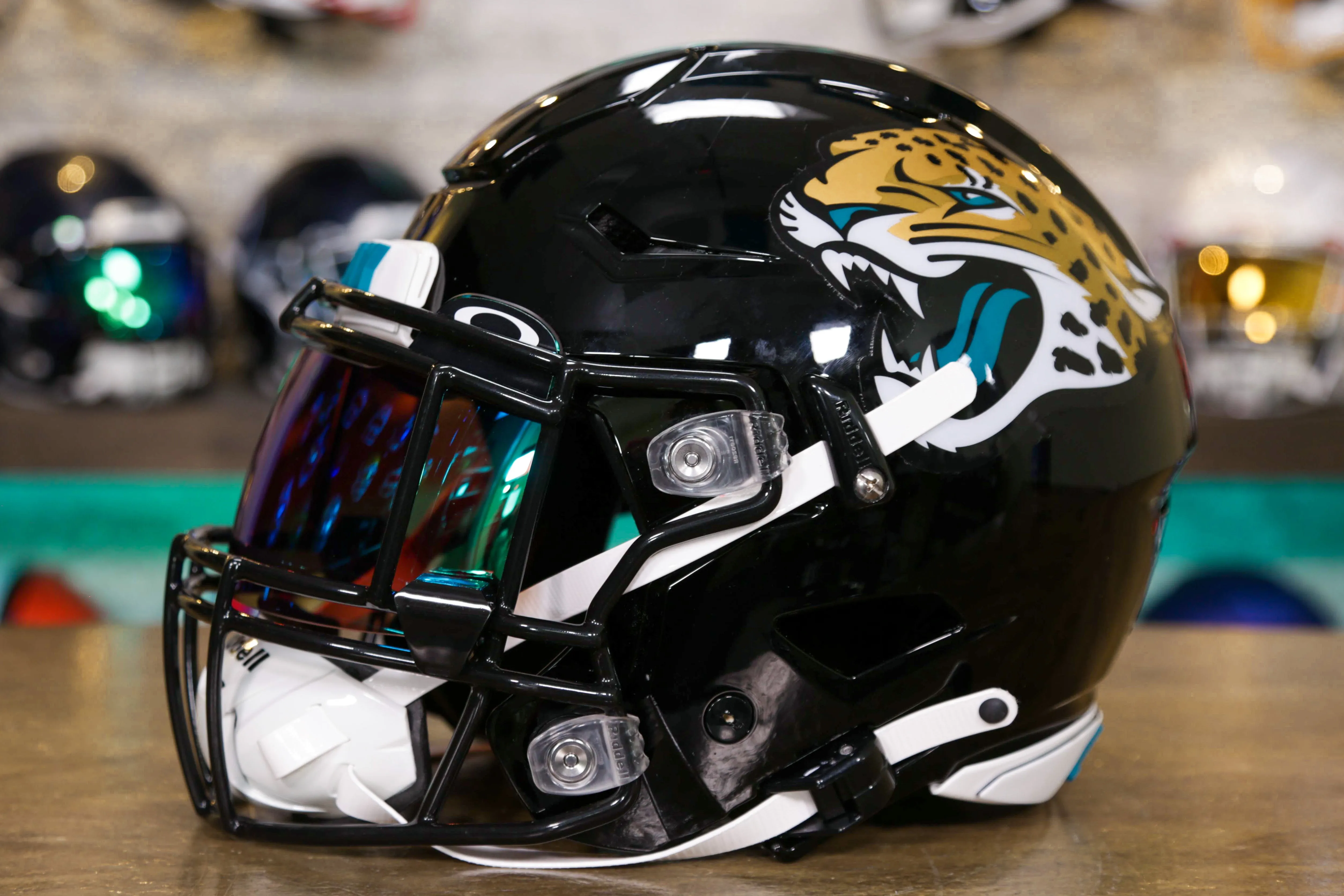 Jacksonville Jaguars Riddell SpeedFlex Helmet - GG Edition 00361