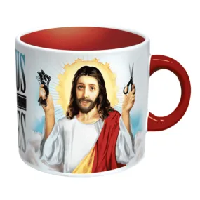 Jesus Shaves Mug