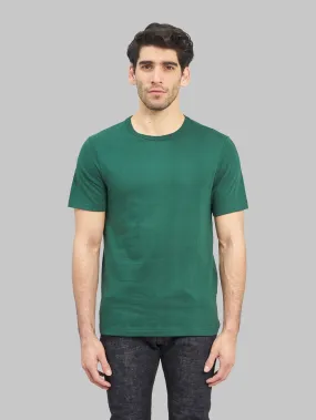 Merz b. Schwanen 1940s 5.5oz Loopwheeled Relaxed Fit T-Shirt Classic Green