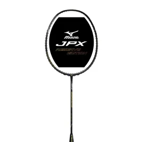 Mizuno JPX Reserve Edition 5000 Badminton Racket (Unstrung) - Raven Black/Foil Silver/Amber Gold