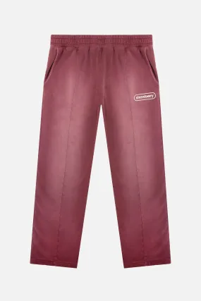 Pleated Sweatpant - Burgundy