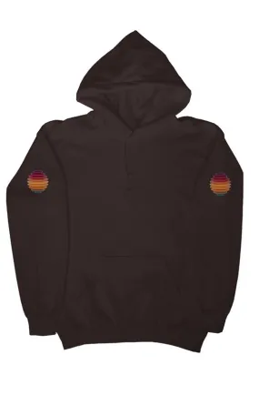 SMF 3D Retro Chocolate Sunset Hoodie