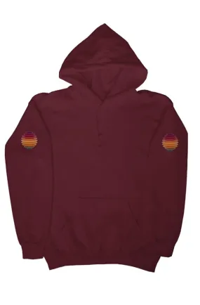 SMF 3D Retro Garnet Sunset Hoodie