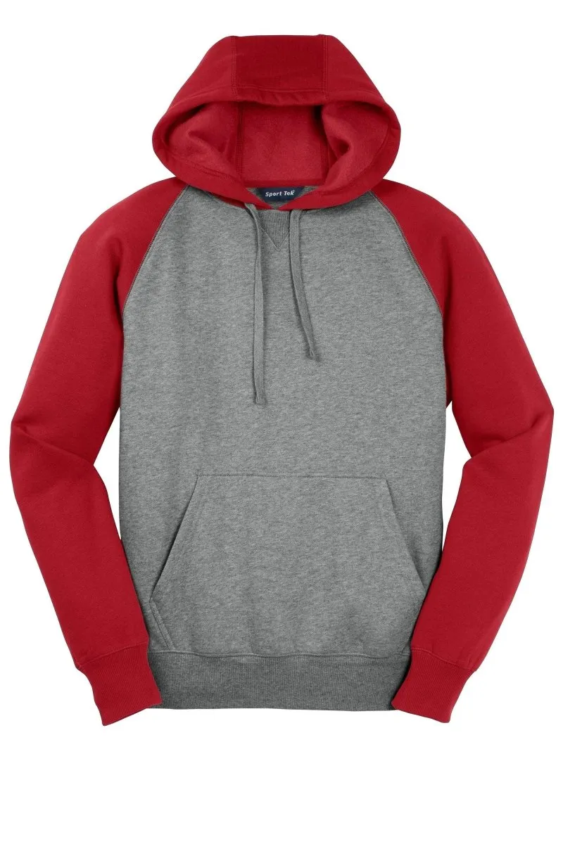 Sport-Tek® Raglan Colorblock Pullover Hooded Sweatshirt