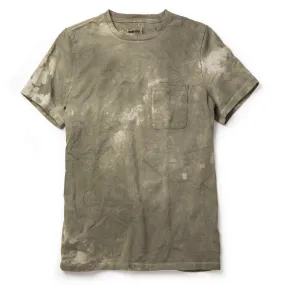 The Botanical Dye Tee in Moss