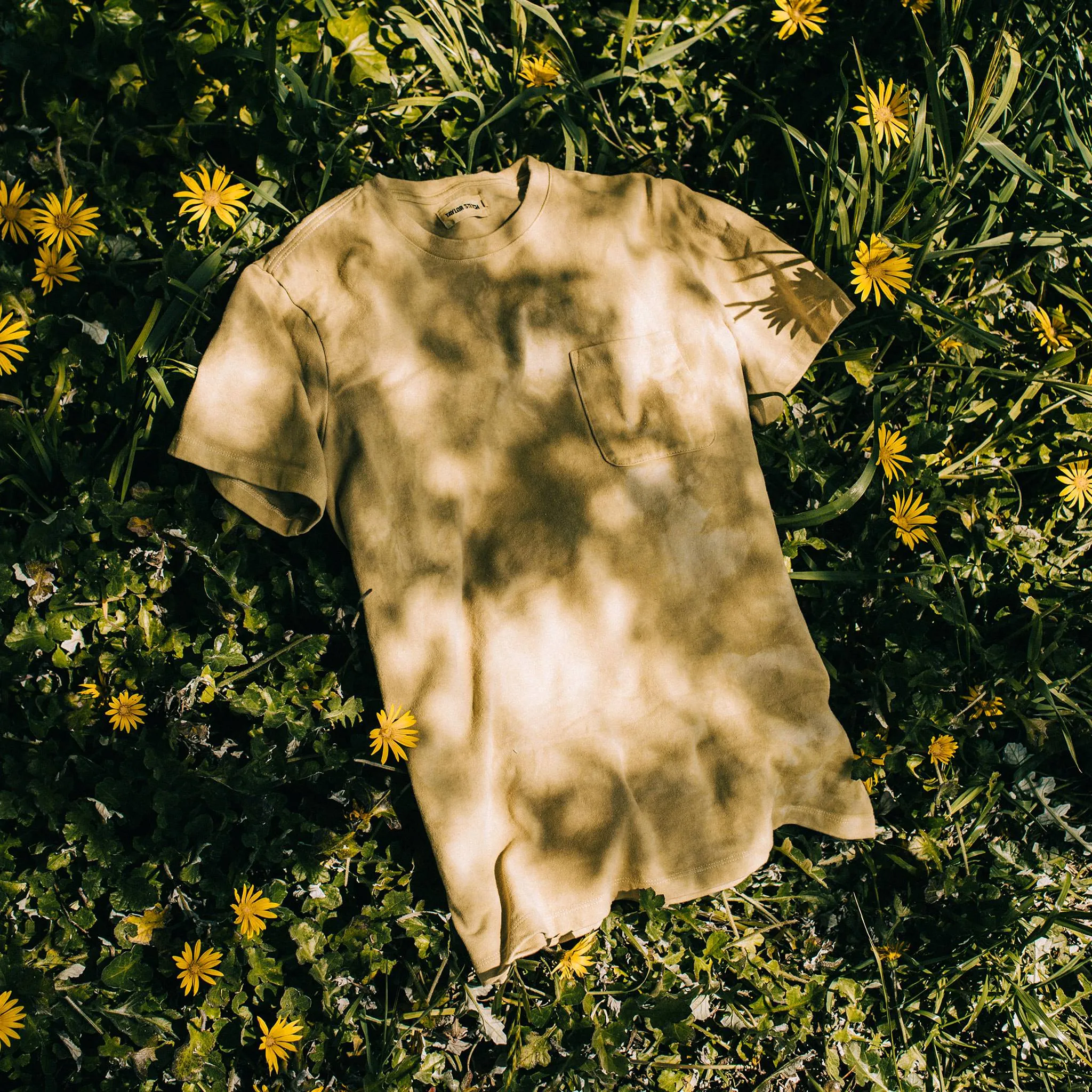 The Botanical Dye Tee in Ochre