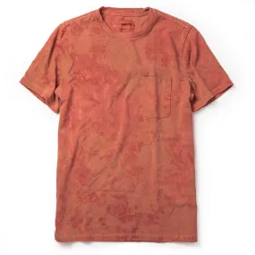 The Botanical Dye Tee in Rust