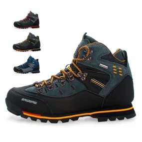 Top Quality Hiking Boots Anti-Skid Breathable Lace-Up High Top Outdoor Climbing Trekking Shoes | 8037