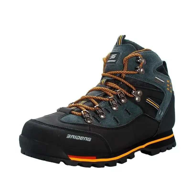 Top Quality Hiking Boots Anti-Skid Breathable Lace-Up High Top Outdoor Climbing Trekking Shoes | 8037